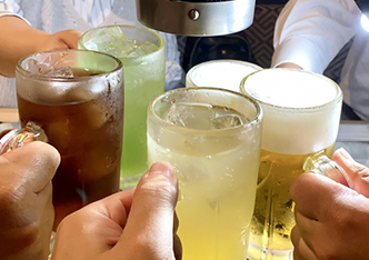 豊富なドリンクメニュー!楽しい時間になること間違いなし!