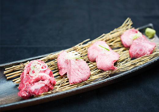 一本タン盛り合せ