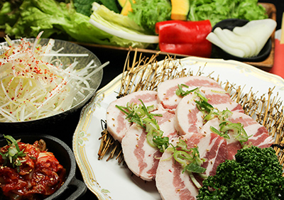 お肉のお供のサンチュセット